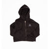 Women's Full Zip Black Hoodie